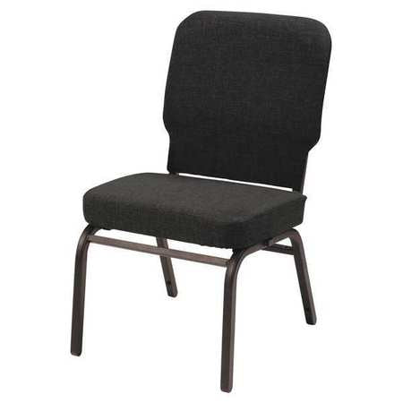 Oversize Stack Chair,black Fabric,pk2 (1