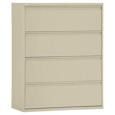 File Cabinet,4 Drawer,42x19-1/4x53-1/4"