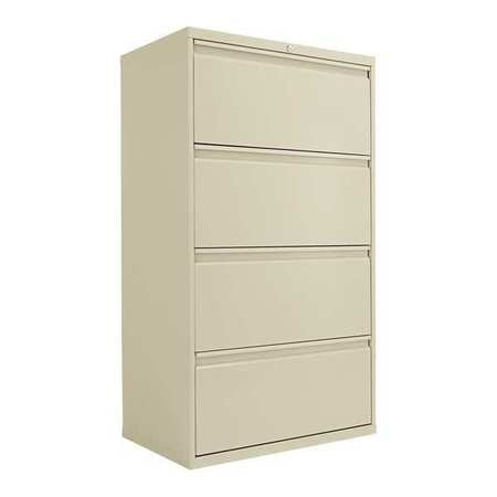 File Cabinet,4 Drawer,30x19-1/4x53-1/4"