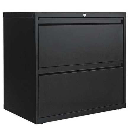 File Cabinet 2 Drawer,black (1 Units In