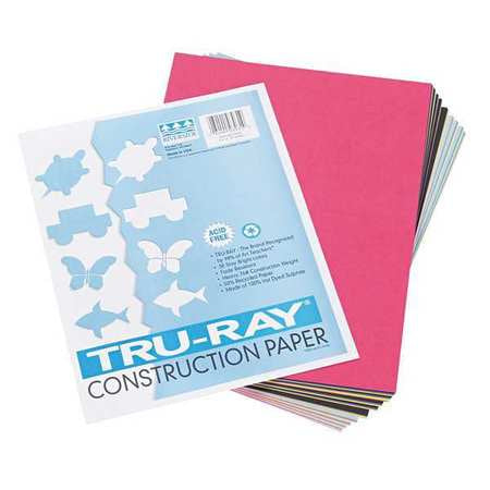 Paper,construction,9 X 12",assorted,pk50