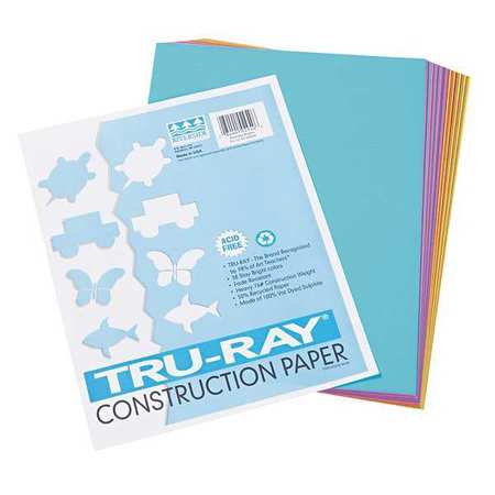 Paper,construction,9 X 12",assorted,pk50