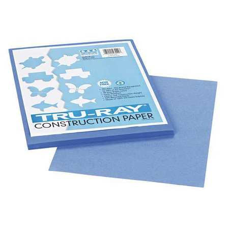 Paper,construction,9" X 12",blue,pk50 (1