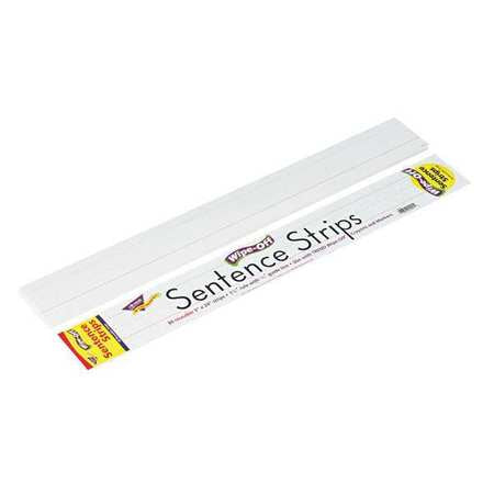 Sentence Strips,wipe-off,white,pk30 (1 U