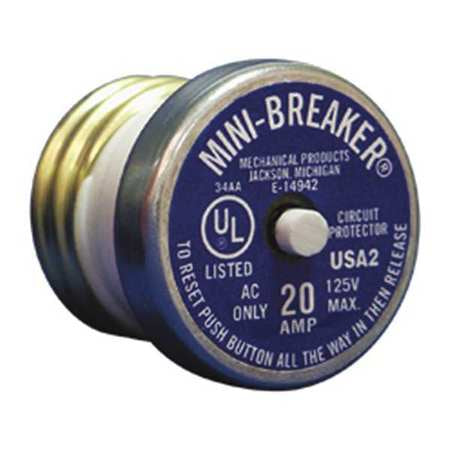 Mini Breaker,125v,20a (1 Units In Ea)