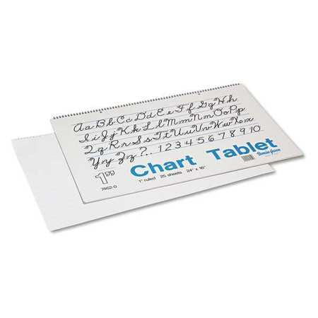 Chart Tablets,cursive Cover,25 Sheets (1