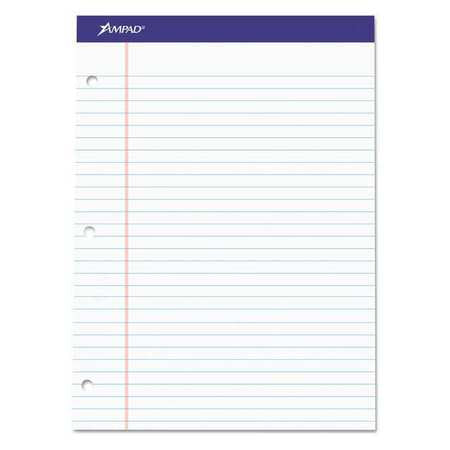 Dual Pad,legal/wide,100 Sheets,white (1