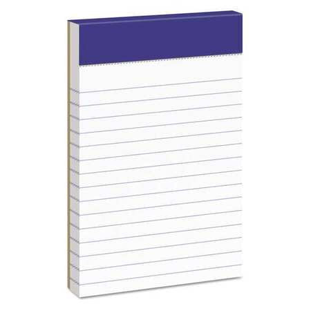 Writing Pad,narrow,white,50 Sheets,pk12