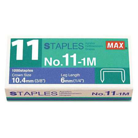 Staples,for Hd-11f,silver,pk1000 (1 Unit