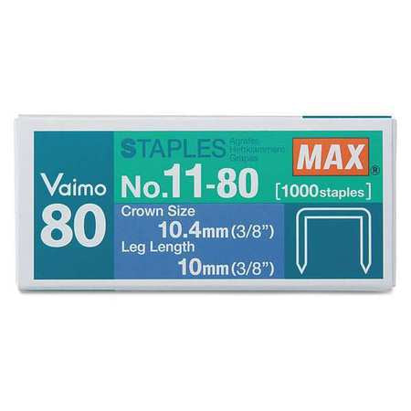 Mini Staples,vaimo,1/4",silver,pk10 (1 U