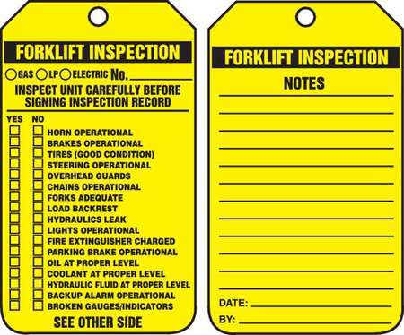 Inspection Tag,5-3/4 X 3-1/4,pk25 (1 Uni