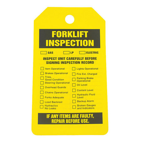 Inspection Tag,5-3/4 X 3-1/4,pk25 (1 Uni