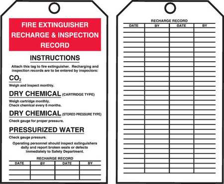 Inspection Tag By The Roll,6.25x3,pk100