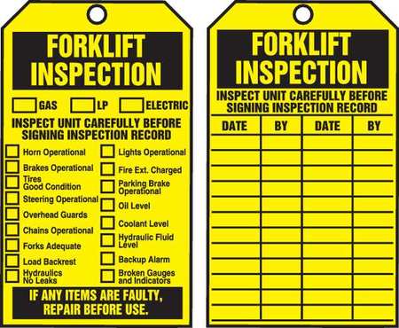 Inspection Tag By The Roll,6.25x3,pk100