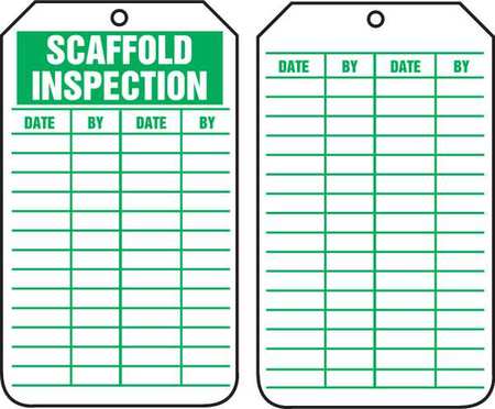 Inspection Tag,5-3/4 X 3-1/4,pk25 (1 Uni