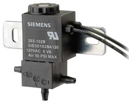 Solenoid Air Valve,3-way,120vac,0-30 Psi