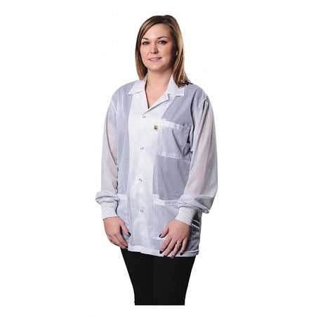 Jacket Smock,cuffs,white,m (1 Units In E