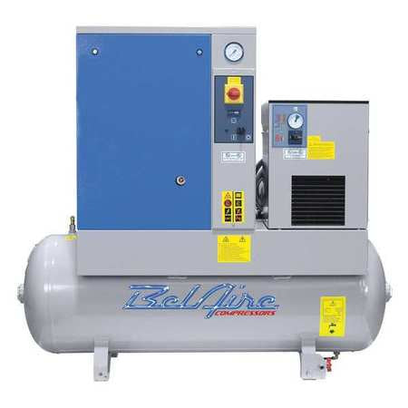 Air Compressor,dryer,5 Hp,60 Gal,1-phase