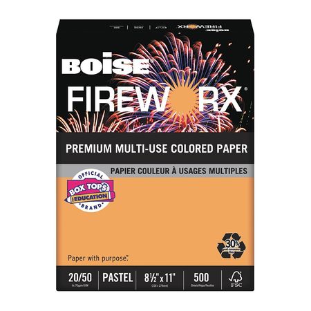 Colored Paper,pumpkin Glow,pk500 (1 Unit