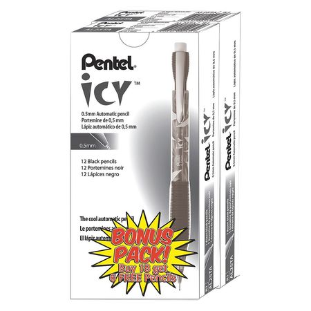 Icy Mechanical Pencil,smoke,pk24 (1 Unit