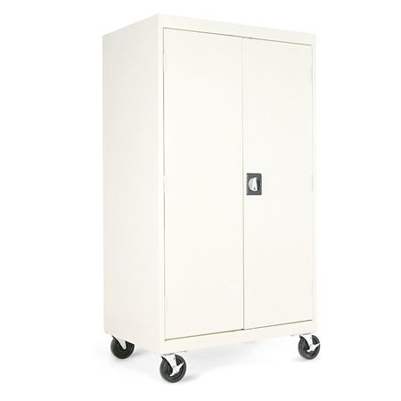 Mobile Storage Cabinet,36"x24"x66",putty