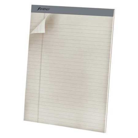 Legal,rule Pad,8-1/2"x11-3/4",gray,pk12