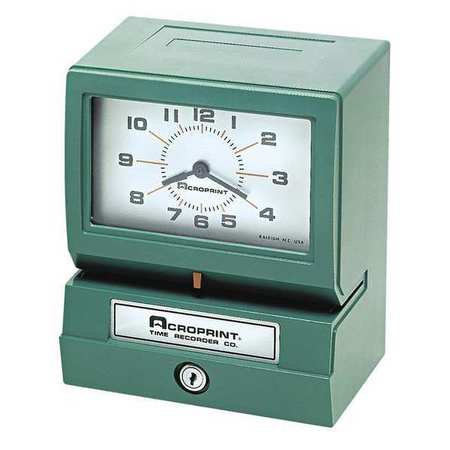 Electric Print Time Recorder,green (1 Un