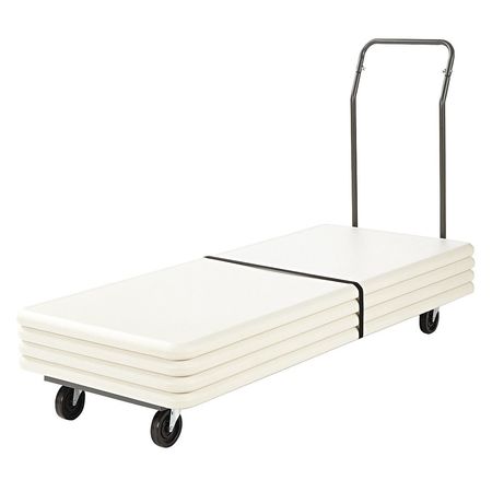 Fold Table Cart,20-3/4"x50-5/8",75-3/8"