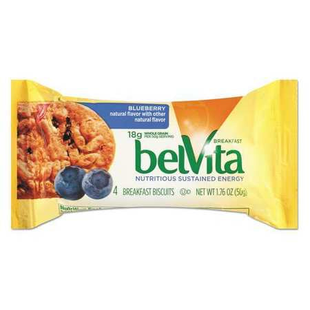 Belvita Biscuits,blueberry,1.76 Oz.,pk8