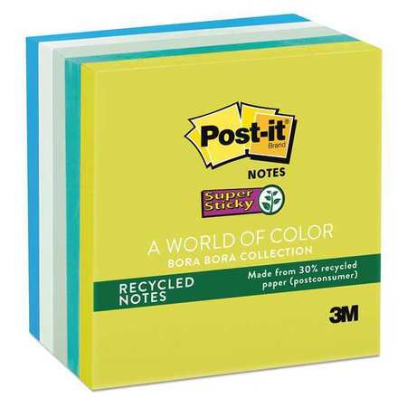 Note,3"x3" Super Sticky,ast,pk5 (1 Units