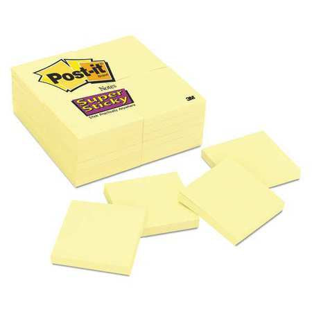 Pad,3"x3",value,canary,pk24 (1 Units In