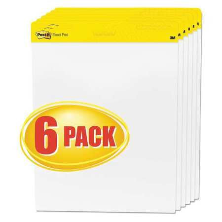 Pad,25"x30" Self-stick,white,pk6 (1 Unit