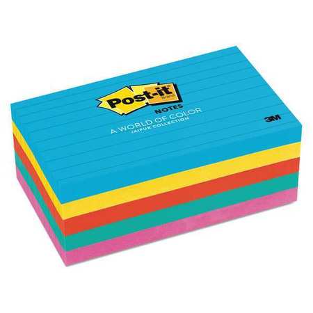 Note,post-it3"x5"ruled,ult,pk5 (1 Units