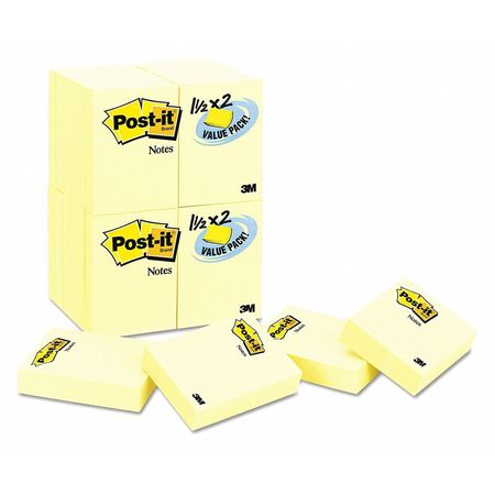 Note,1.5"x2",canary,pk24 (1 Units In Pk)