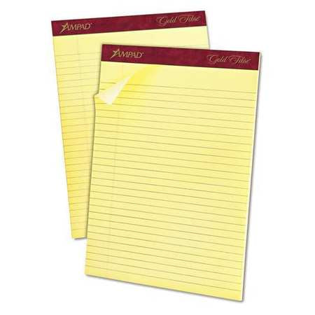 Pad,legl Ruled,prf,letter,canary,pk12 (1