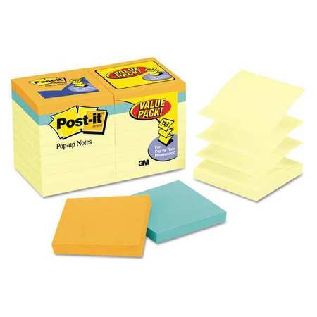 Note,3"x3",pop-up,value,pk18 (1 Units In