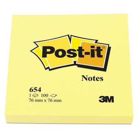 Note,post-it,3"x3",yellow,pk12 (1 Units