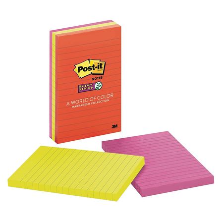 Pad,post-it 4"x6",ne,pk3 (1 Units In Pk)