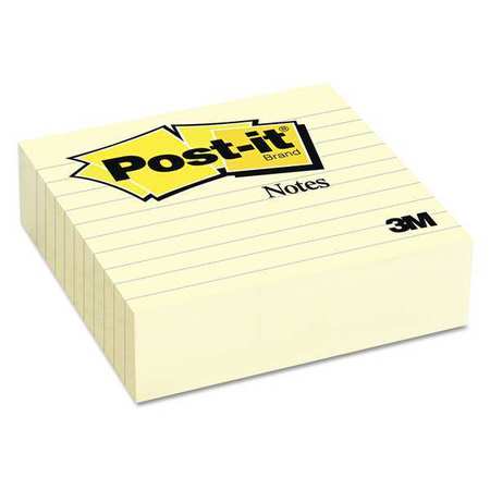 Note,post-it,ruled,4"x4",yellow (1 Units