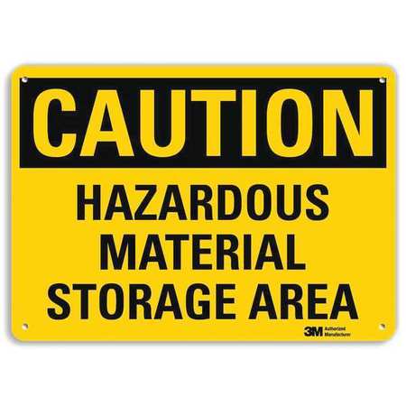 Caution Sign,10" W,7" H,0.040" Thickness