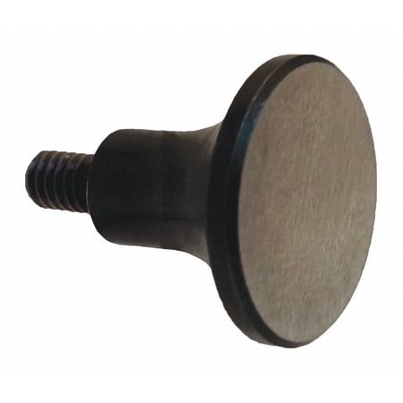 Flat Dial Indicator Contact,3/8",steel (