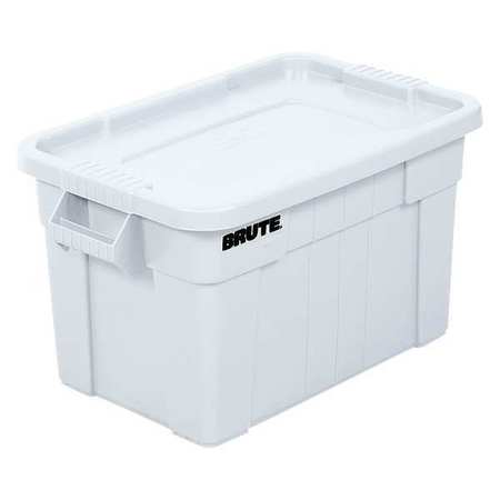 Totes W/lid,28"x18"x15",wh (1 Units In E