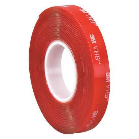 Vhb Tape,4910,1/2"x5yd.,clr (1 Units In