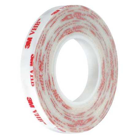 Vhb Tape,4920,1/2"x5yd.,wh (1 Units In E