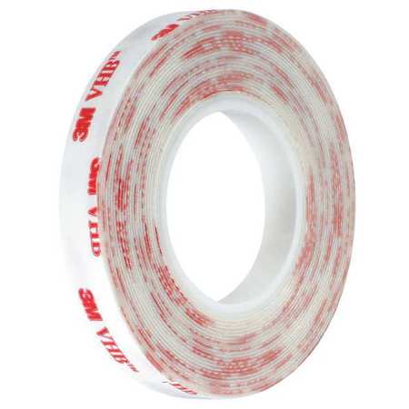 Vhb Tape,4920,3/4"x5yd.,wh (1 Units In E