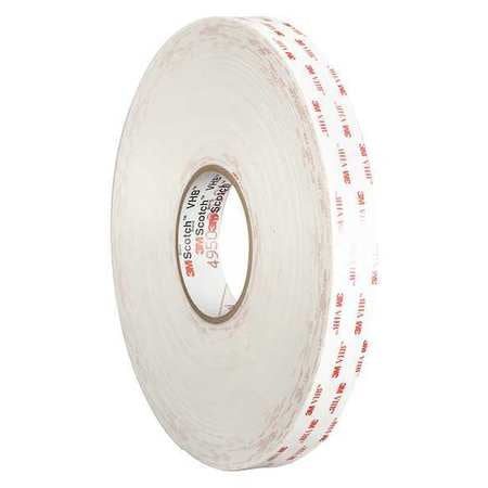 Vhb Tape,4930,1"x5yd.,wh (1 Units In Ea)