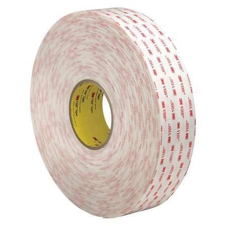 Vhb Tape,4945,2"x5yd.,wh (1 Units In Ea)