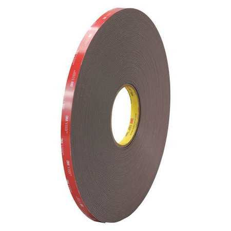 Vhb Tape,4947,1/2"x5yd.,blk (1 Units In