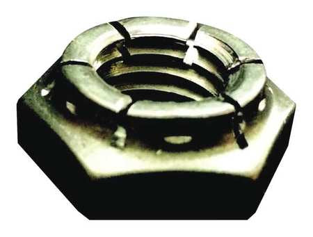 Lock Nut,3/8-24,gr 2,steel,plain,pk150 (