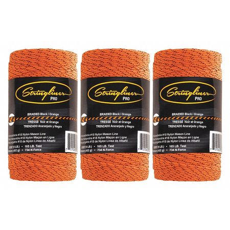 Masons Line,braided,1000 Ft. L,pk3 (1 Un